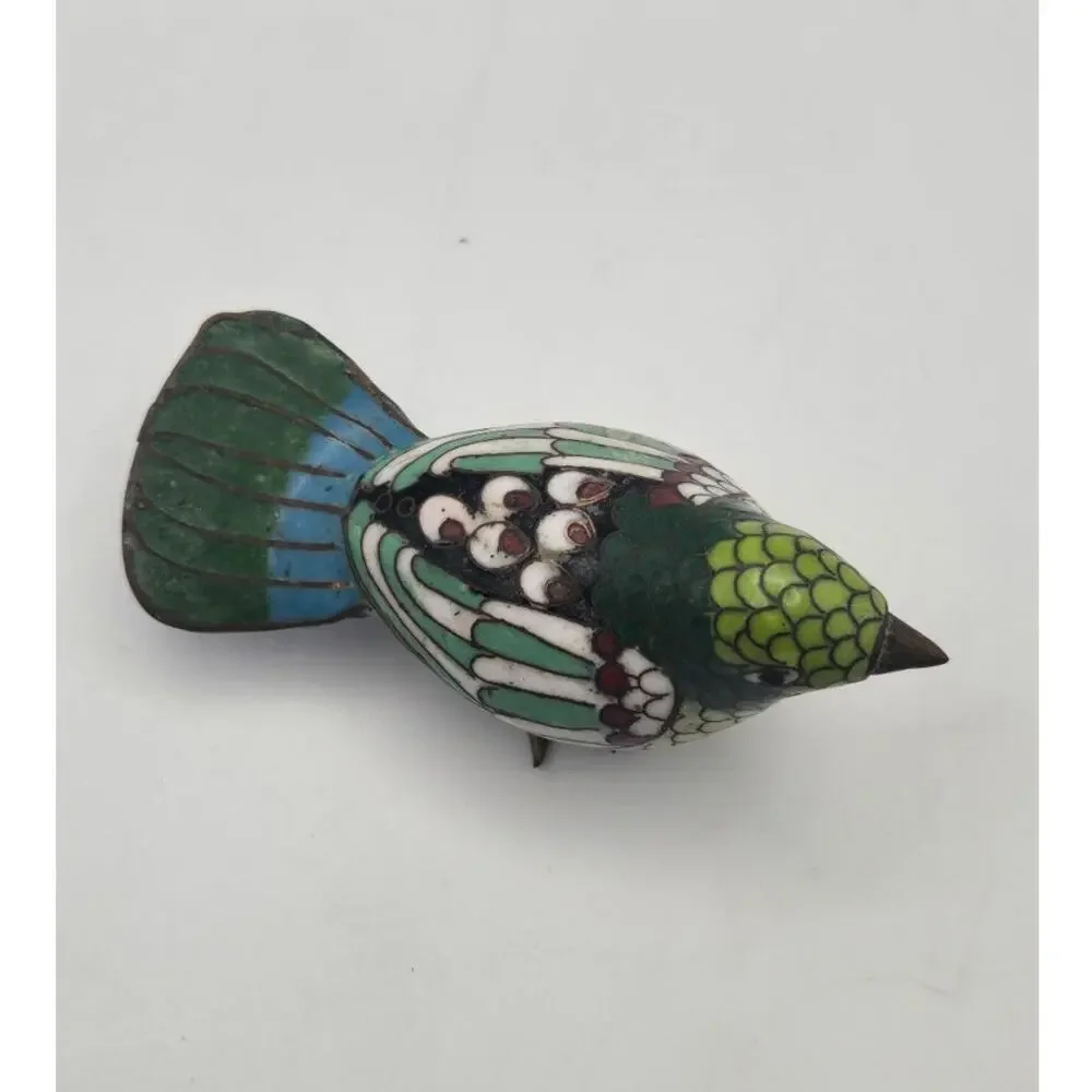 Vintage Cloisonne Bird Pre-Loved - Picture 2 of 7